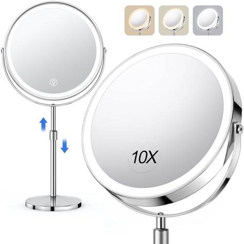 Reflecting Beauty: The Ultimate Review of the 1x/10x Lighted Makeup Mirror Experience
