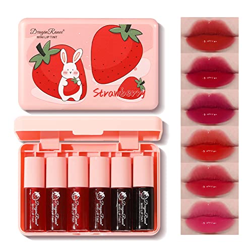 Get the Perfect Pout: Discover the Vibrant World of Eakroo's 6 Colors Lip Tint Stain!