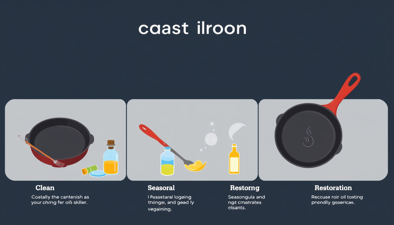 Mastering the Art of Cast Iron Care: A Comprehensive Guide to Cleaning, Seasoning, and Restoring Your Cookware