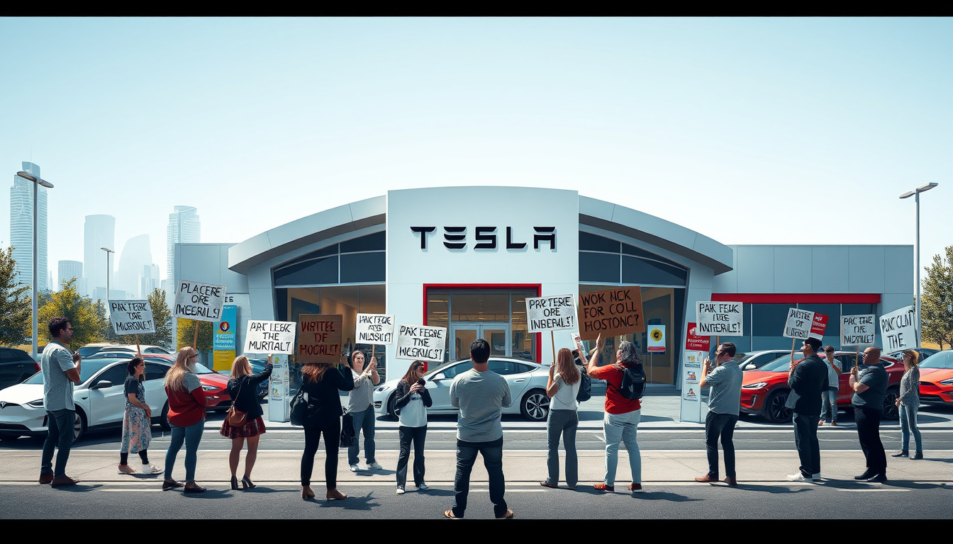 The Growing Backlash: How Anti-Musk Sentiment is Targeting Tesla Dealerships